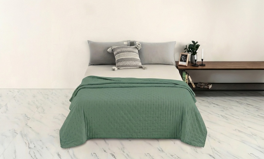 Image 7: Couvre-lit matelassé Soft double