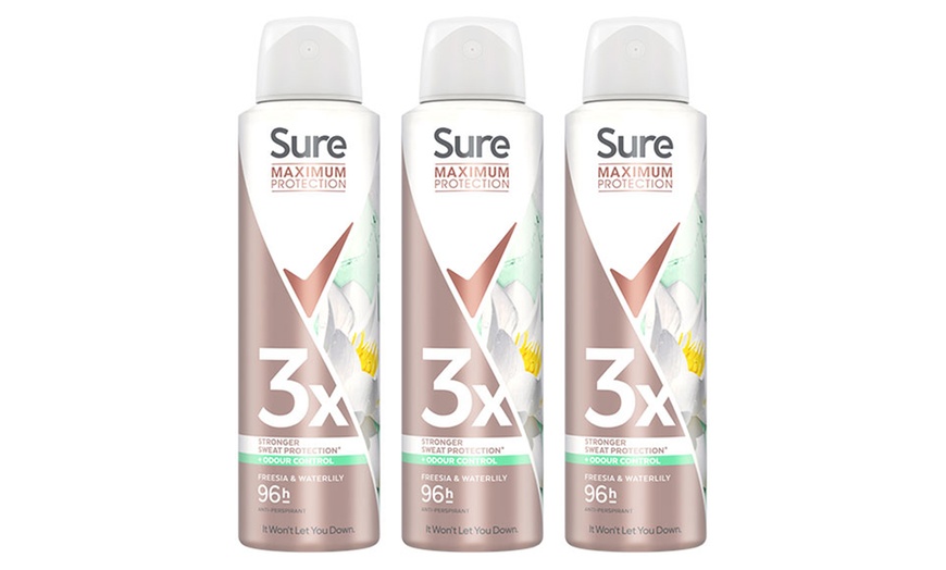 Image 7: Sure Anti-Perspirant 96H Maximum Protection Deo 150ml for Women