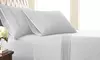 Premium Collection Double Brushed Extra Deep Pocket Pleated Sheet Set