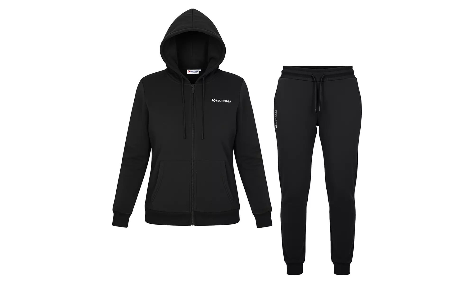 Tuta donna Superga in cotone felpato