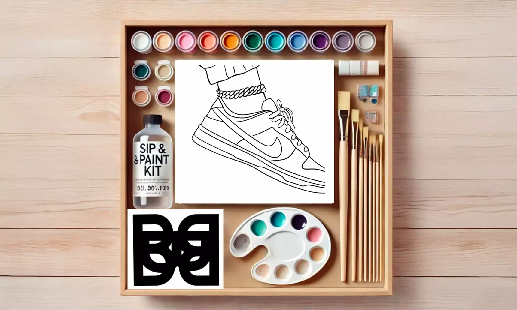 Unleash Creativity with Take-Home Sip & Paint or Date Night Kits Pack