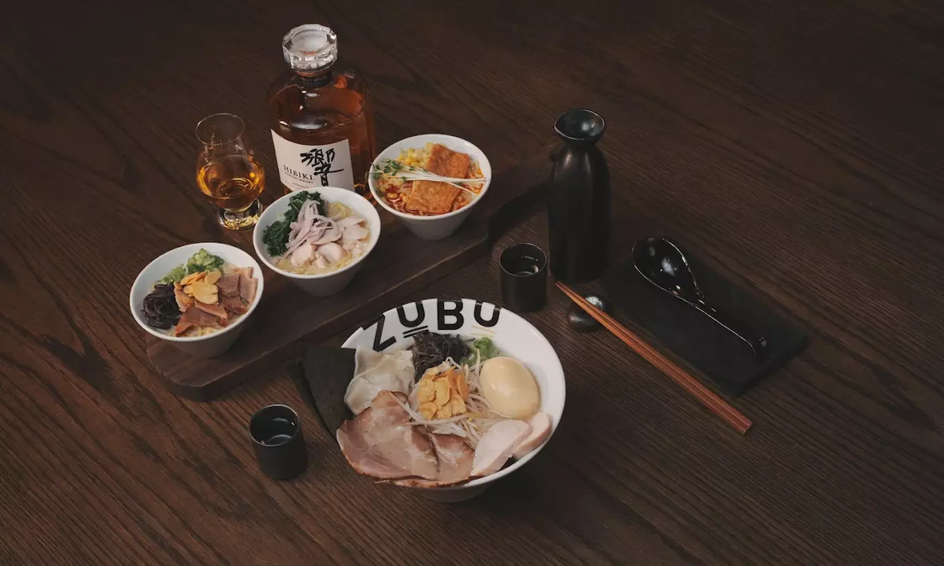 Delightful Four-Course Ramen Dinner for 2 or 4 w/ Wine or Sake Awaits