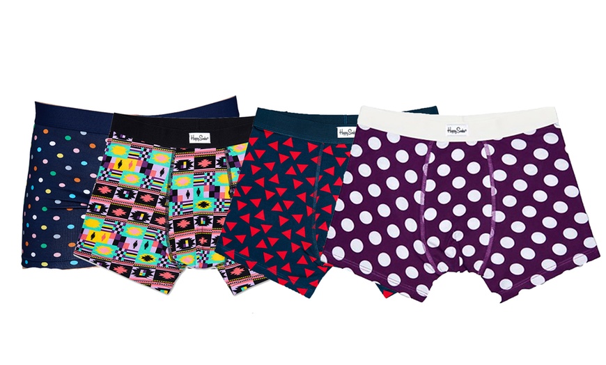 Image 10: 4-pack Happy Socks Boxer Shorts