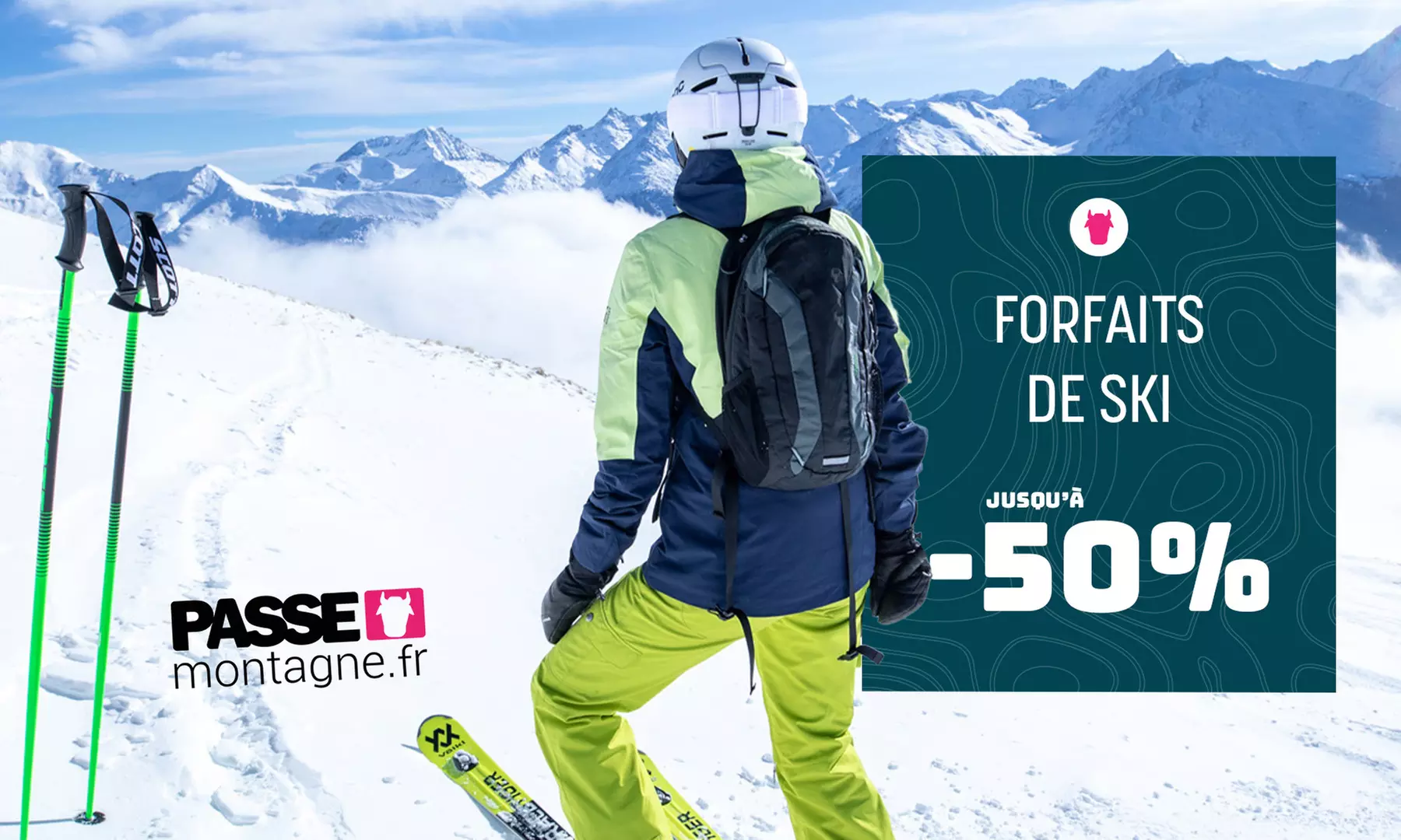 Skiez malin avec Passe Montagne pour une expérience montagne simple, flexible et économique (50% de remise) - Primary Image