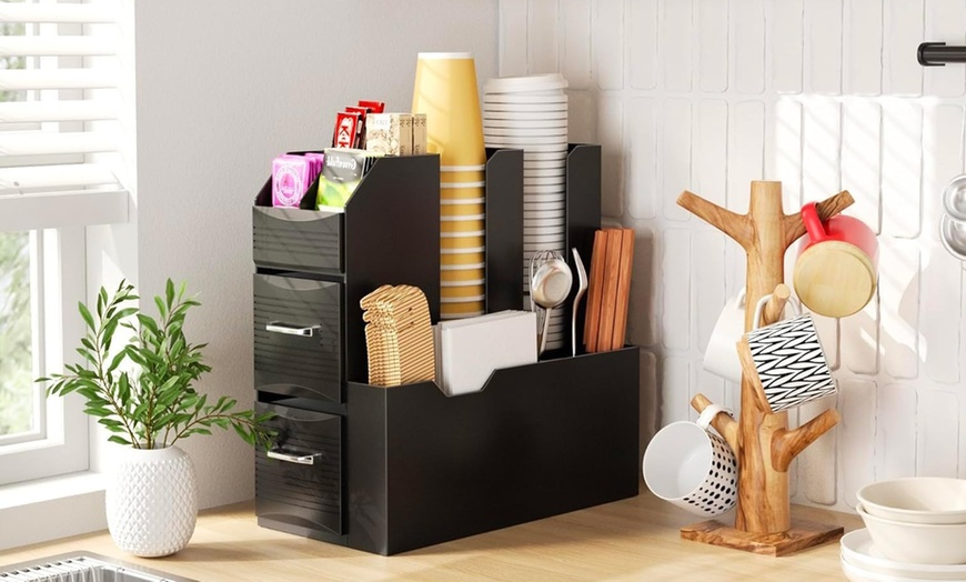 Image 3: Organizer multifunzione per capsule/cialde e accessori