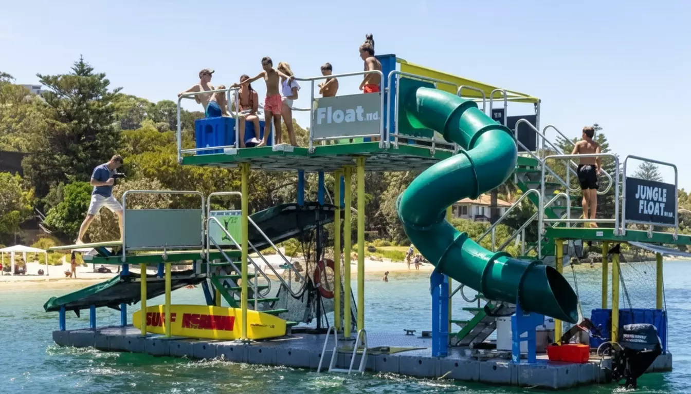 Sydney's Ultimate Floating Playground: Jungle Float Adventure