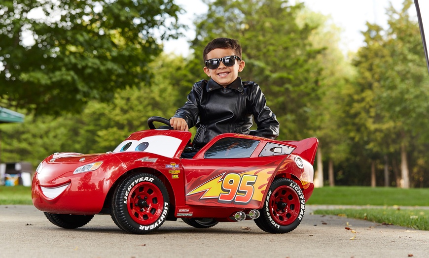 Huffy Disney® Lightning McQueen Kids' Electric Ride-On Car | Groupon