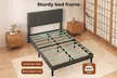 Levede Minimalist V-Style Upholstered Bed Frames Collections - Image 5