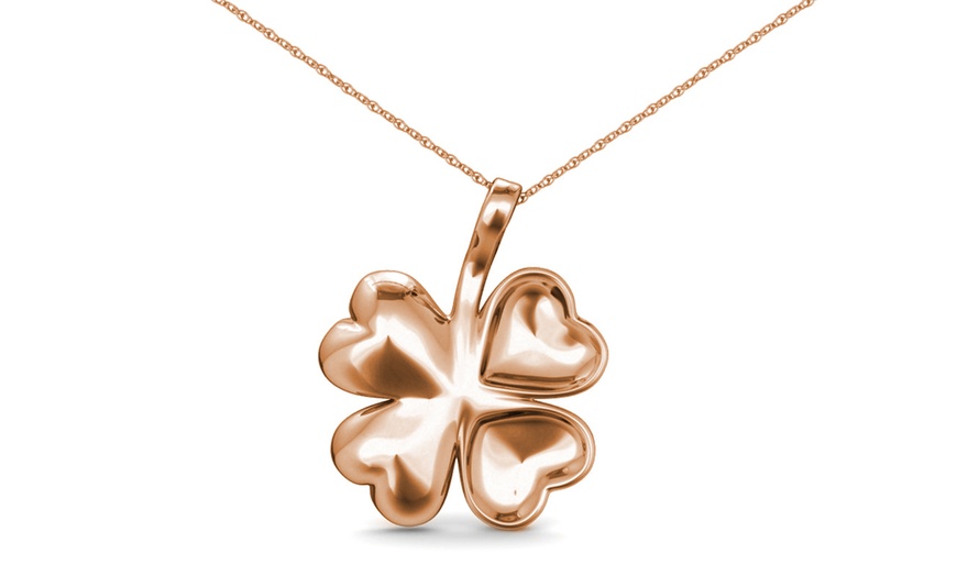 Image 7: Four Leaf Clover Pendant 