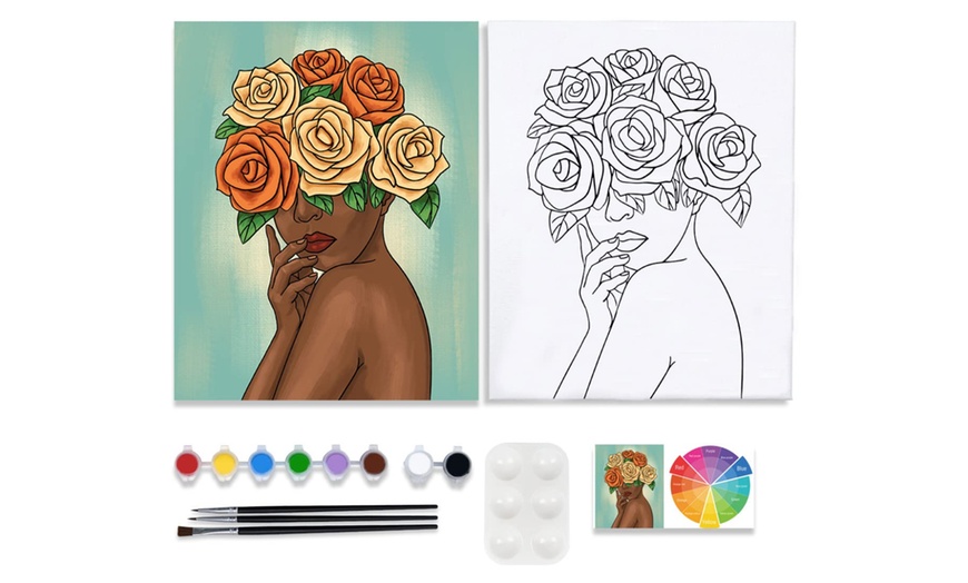 Image 6: Unleash Creativity with Take-Home Sip & Paint or Date Night Kits Pack