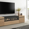 Image 14: Meuble TV avec ou sans cheminée électrique LED