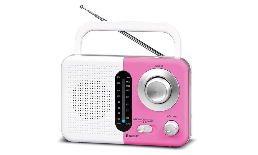 Image 2: Portable Radio with Bluetooth