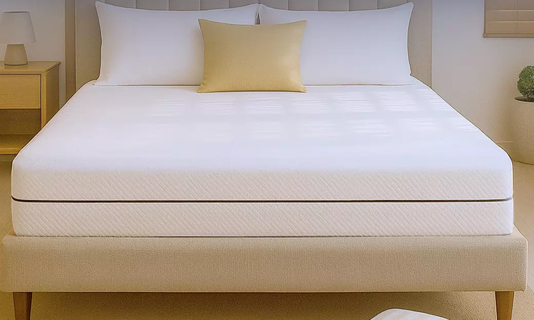 Matelas en mousse orthopédique et hypoallergénique The White Stones, dimensions au choix, livraison offerte - Second Medium