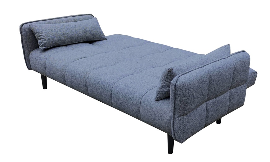 Image 8: DS Living Bello 2 Seater Sofa Bed in Grey or Silver
