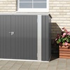Image 1: Heavy Duty Steel Bicycle Storage Shed