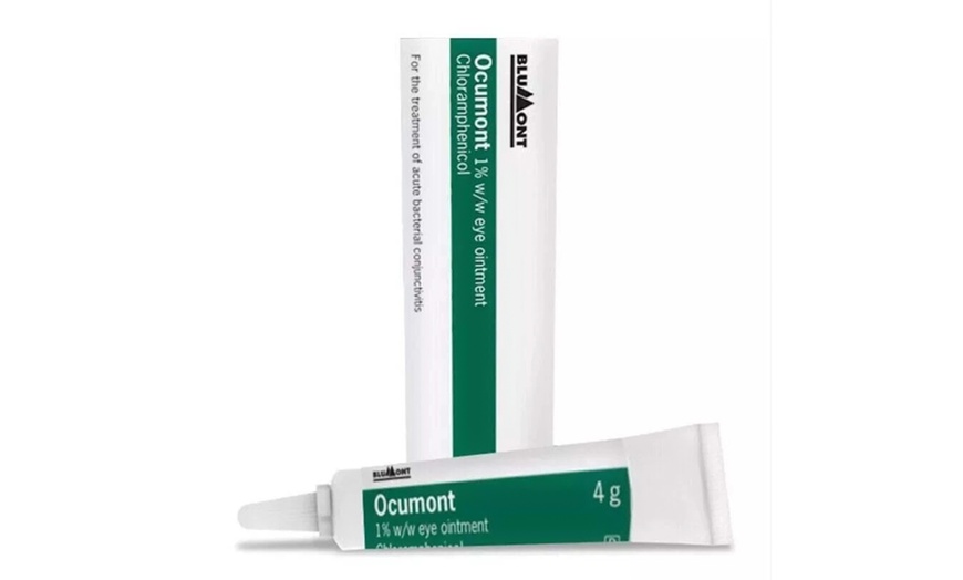Image 1: Chloramphenicol Eye Ointment 1% for Bacterial Eye Infections