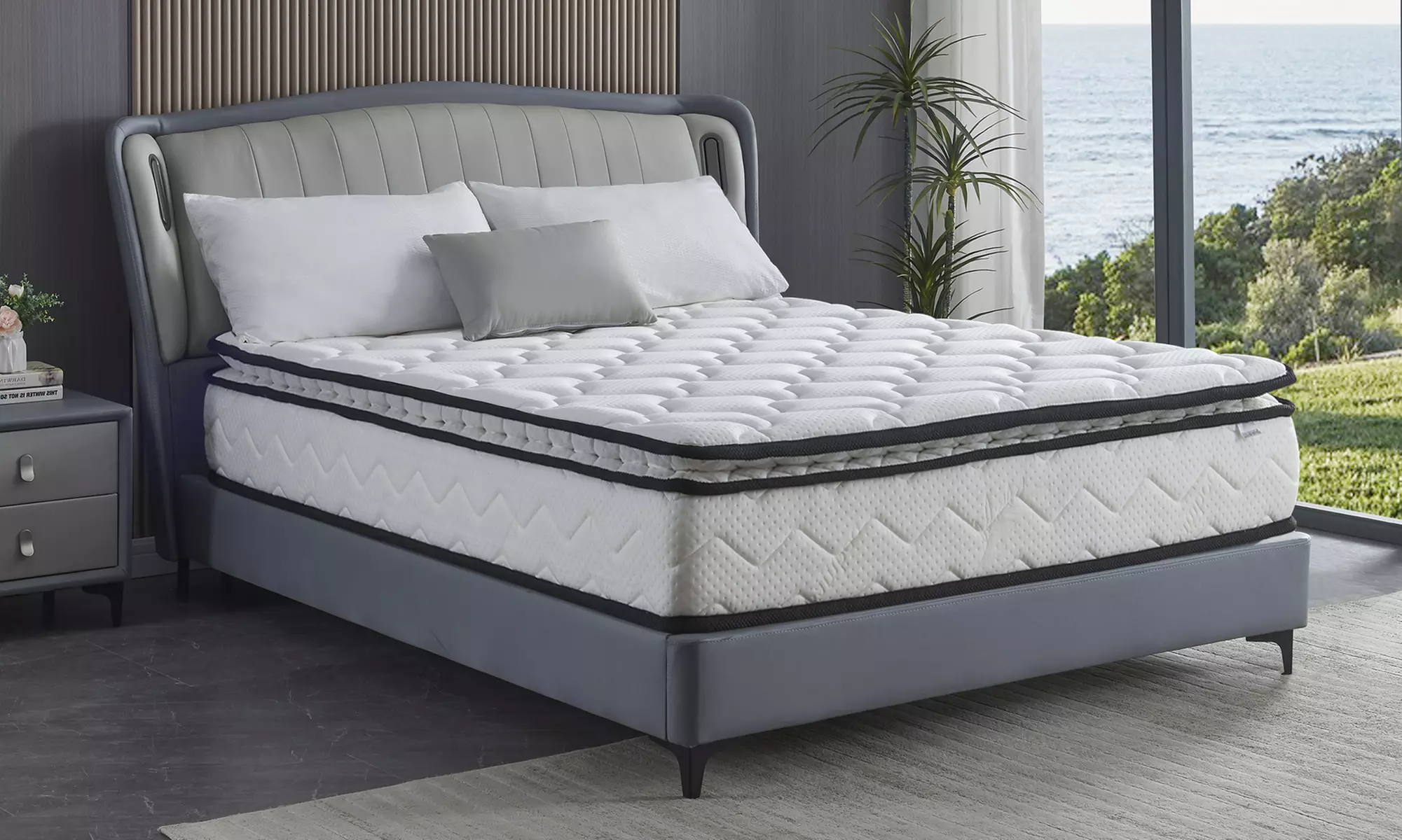 Matelas "Empereur" à mémoire de forme 22 cm avec son surmatelas