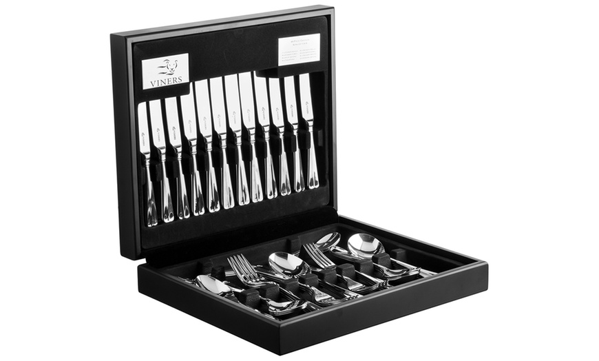 Image 2: Viners Rattail 44-Piece Cutlery Set