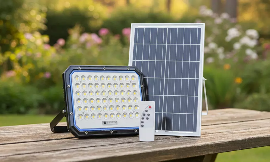 Foco LED solar de alta eficiencia
