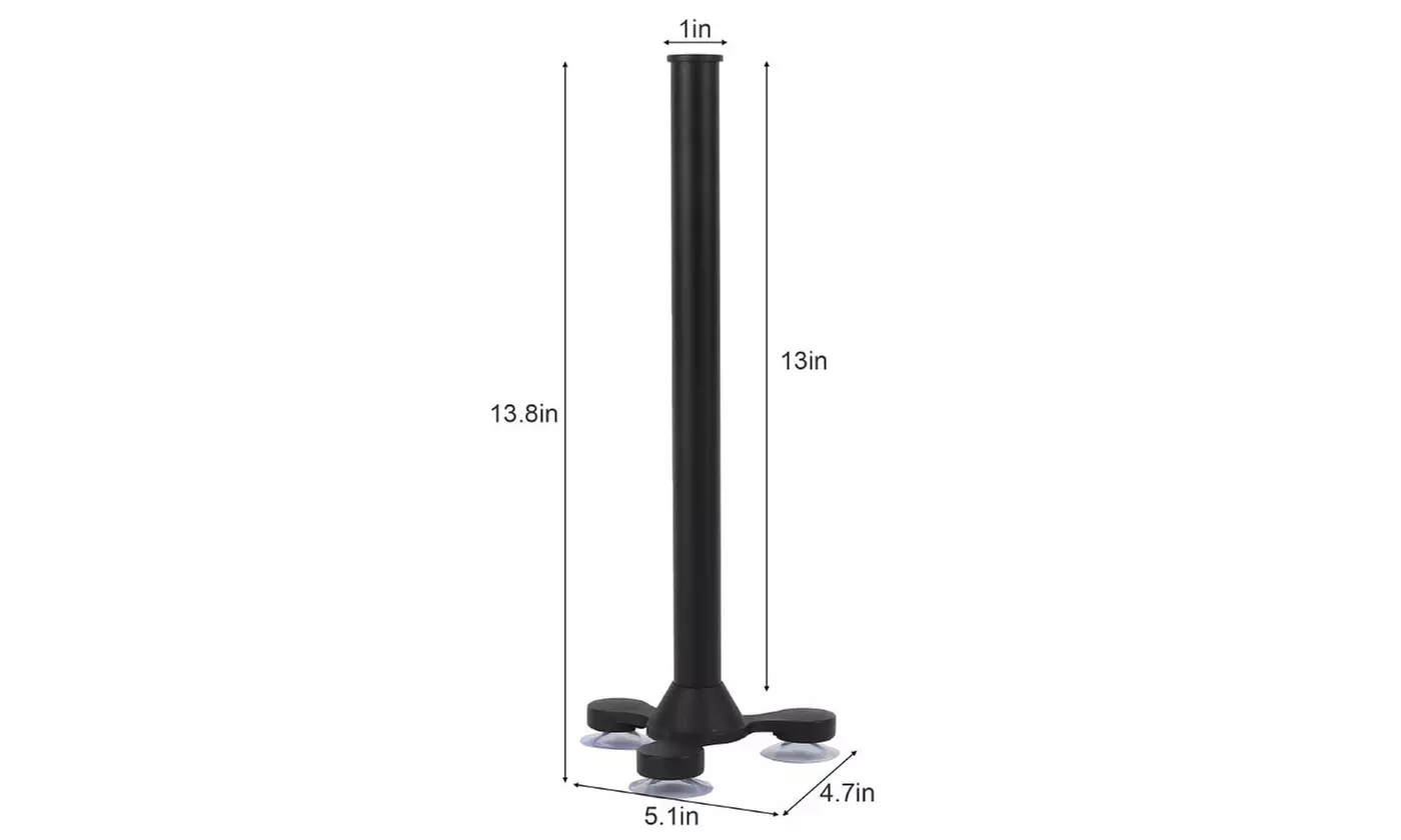 Kitchen Paper Towel Holder Countertop with Base Suction Cups Roll Organizer