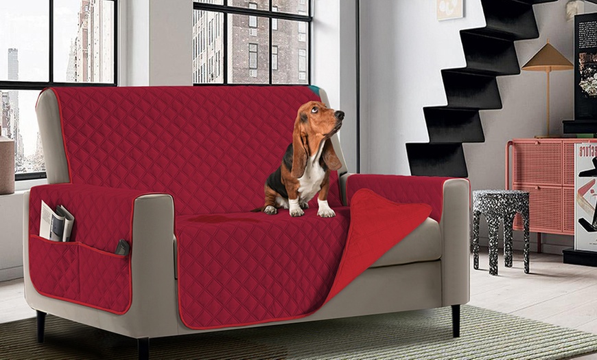 Image 6: Waterdichte, vlekbestendige en gewatteerde bankhoes