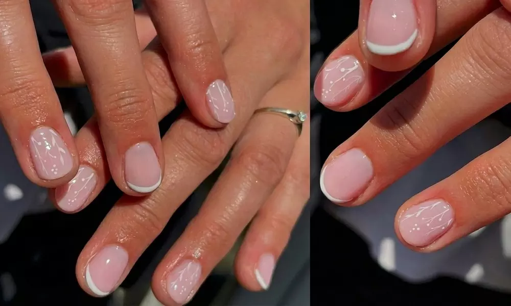 BIAB Builder Gel Manicure with Plain Colour or Nail Art/French Tips