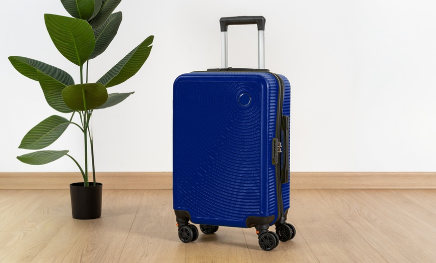 Image 14: ABS handbagage trolleykoffer in 10 kleuren