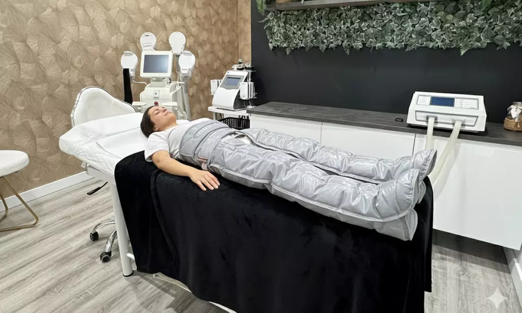 2 o 4 sesiones de presoterapia con opción a 2 o 4 sesiones de masaje drenante manual hasta 75% de descuento - Primary Image