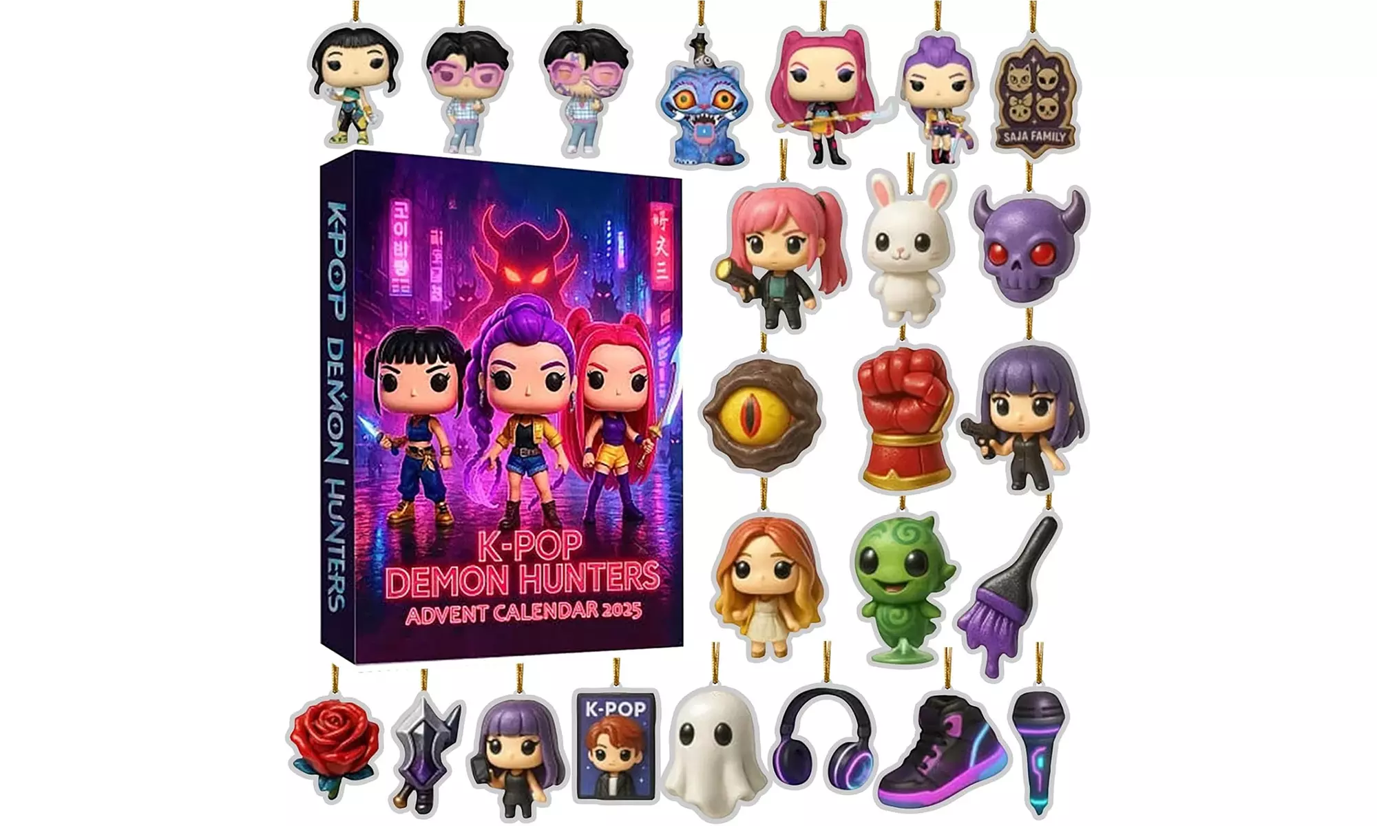 Keychain Advent Countdown Calendar - Primary Image