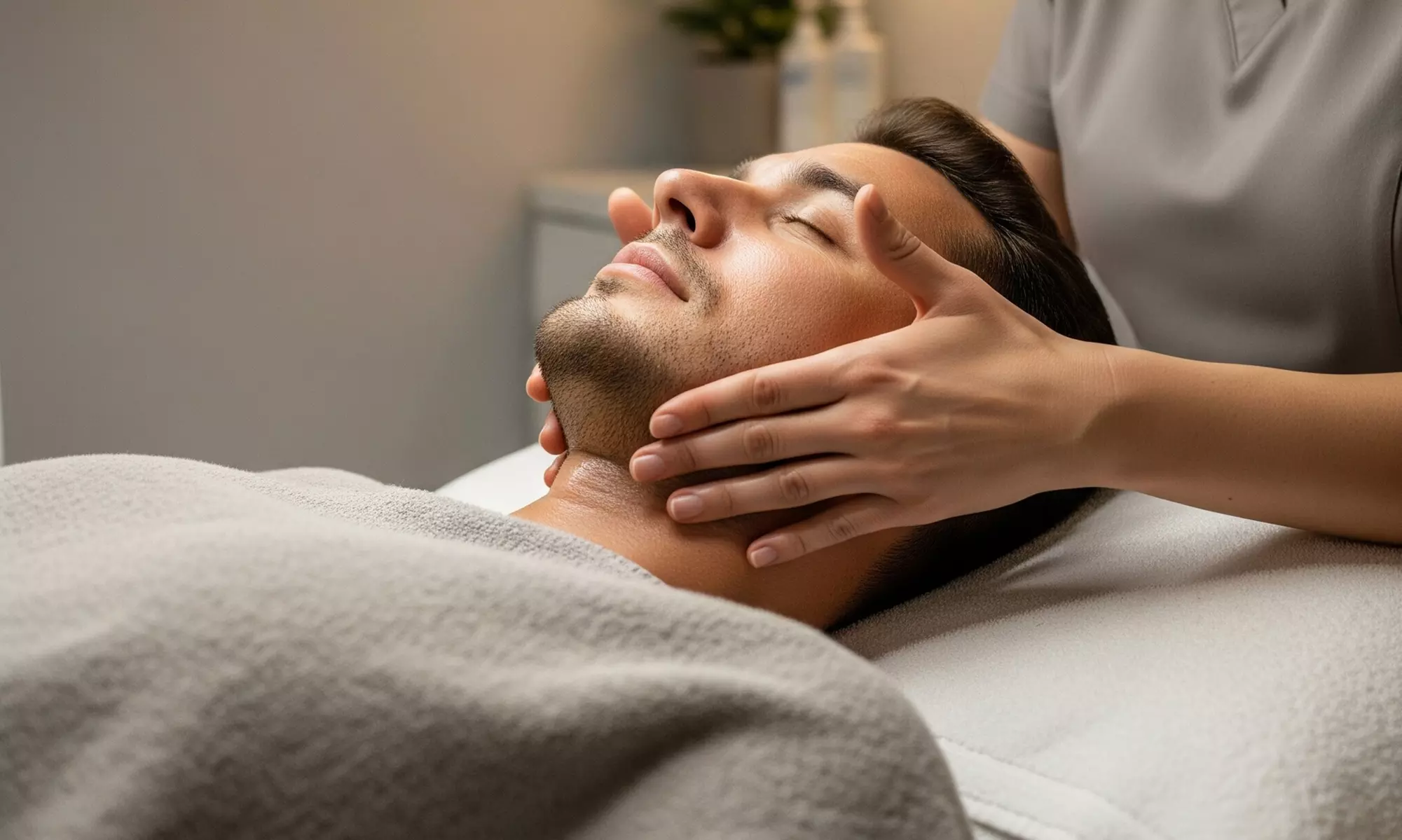 Skin Rejuvenation with Tailored Basic, Acne, Lifting Facials for Men