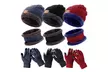 3 Pcs Winter Knit Beanie Hat Neck Warmer Touch Screen Gloves Set Christmas Gift - Second Medium