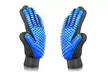 Pet Grooming Gloves Brush Dog Cat Hair Remover Mitt Massage Deshedding - Second Medium