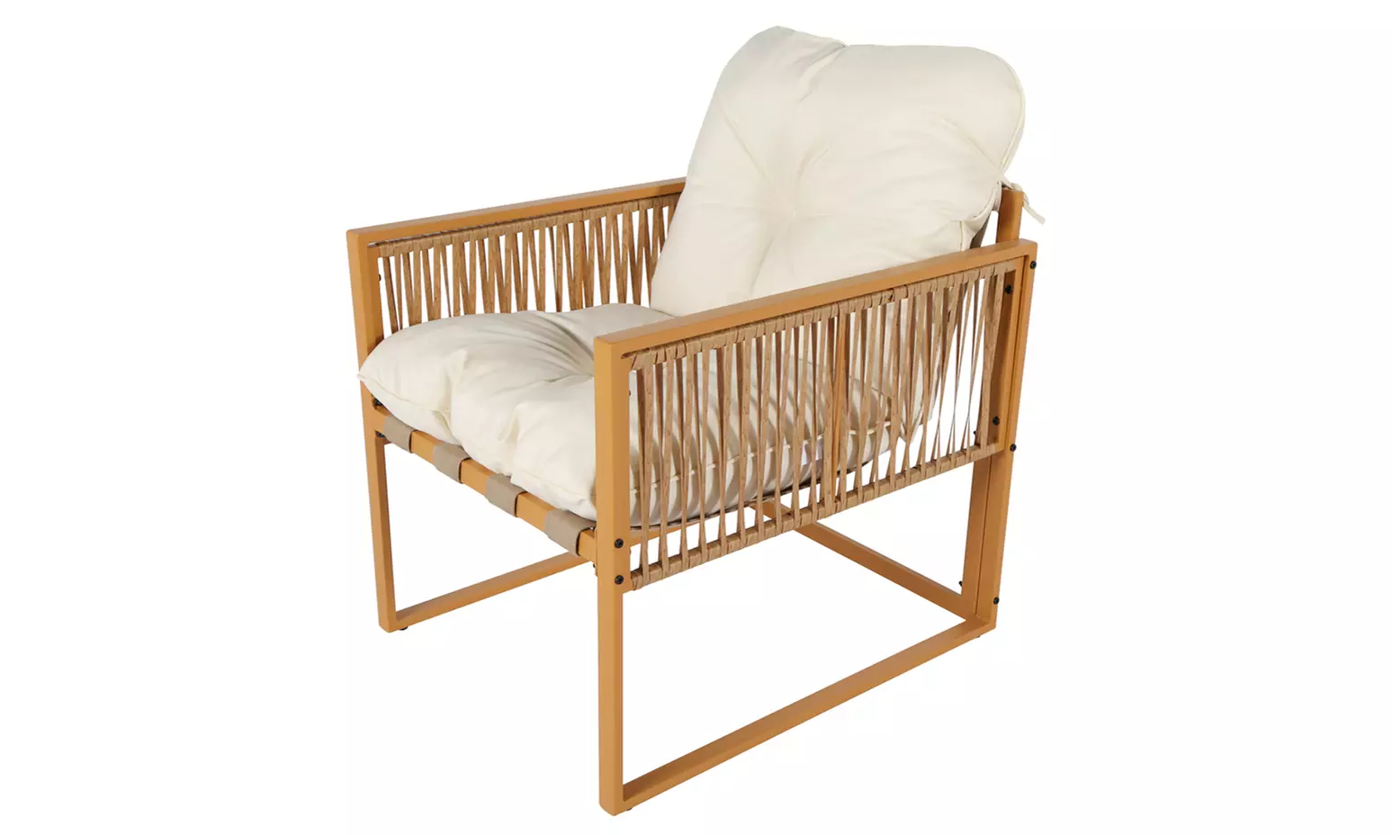 Salon de jardin Kocoon 4, 5 ou 8 places effet rotin, modèle "Forli"