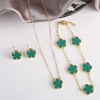 Image 13: Four-Leaf Clover Themed Jewellery Set 