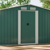 Image 27: Large Metal Garden Tool Storage Shed in 6 Styles