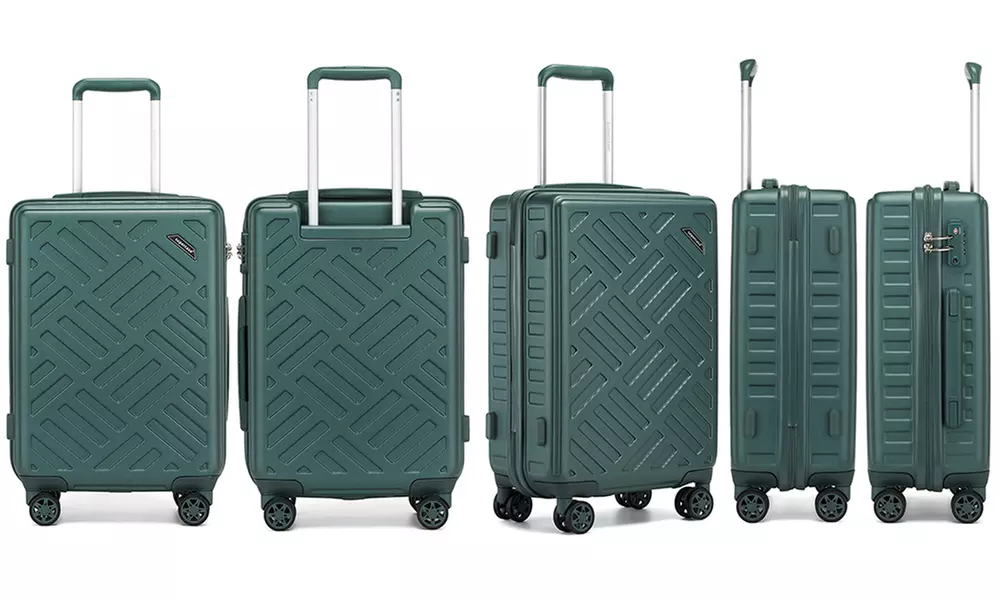 1 or 3 harde koffers met geometrisch patroon