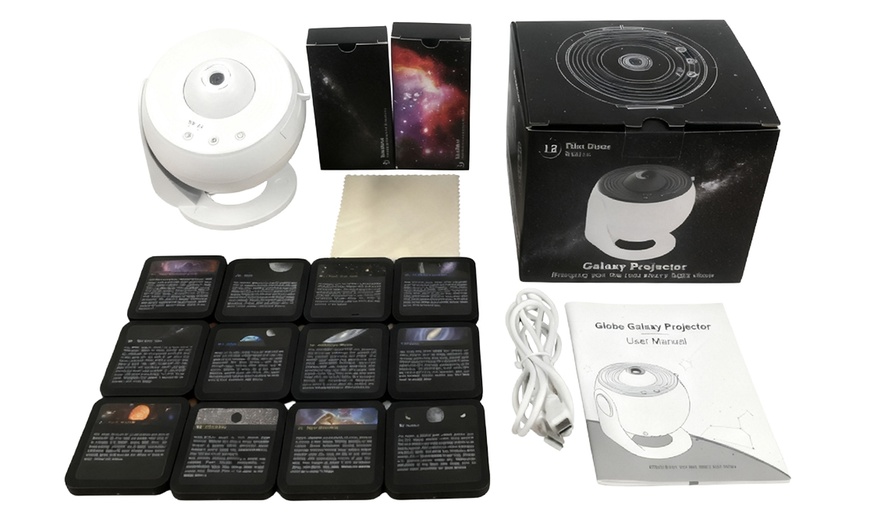 Image 2: Star Projector Galaxy Light with 13 Slides