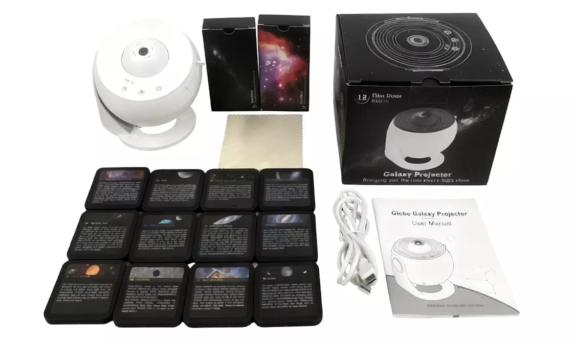 Star Projector Galaxy Light with 13 Slides