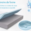 Image 8: Matelas 22 cm à mémoire de forme, ressorts ensachés et gel