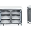 Image 3: Folding Camping Kitchen with Six-Shelf Storage and Carry Bag