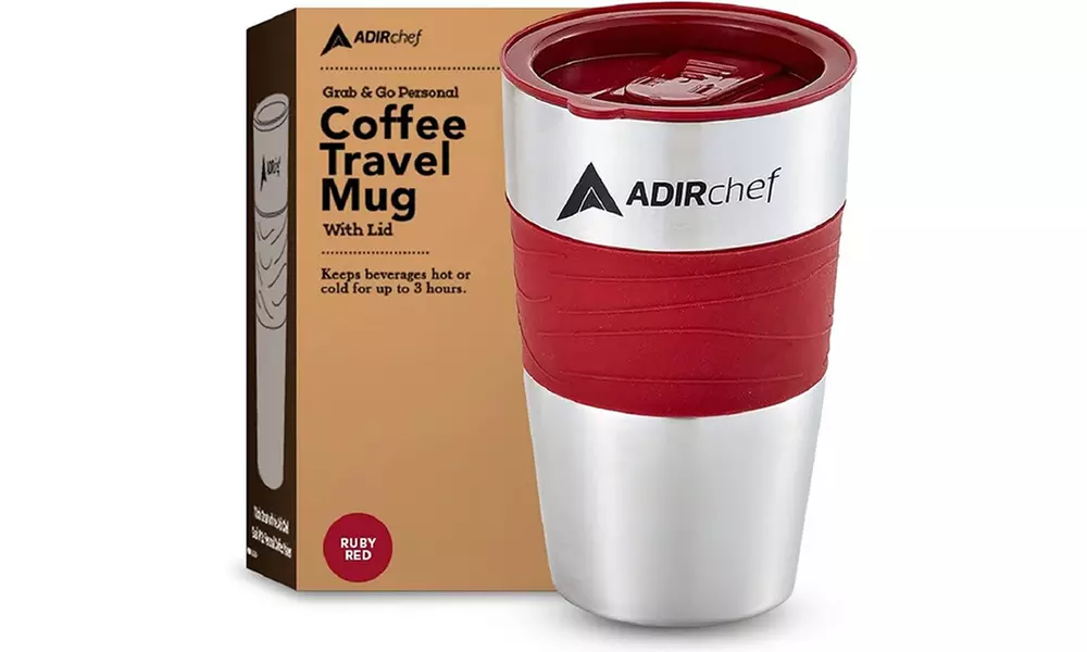 AdirChef Travel Coffee Mug 15 Oz 