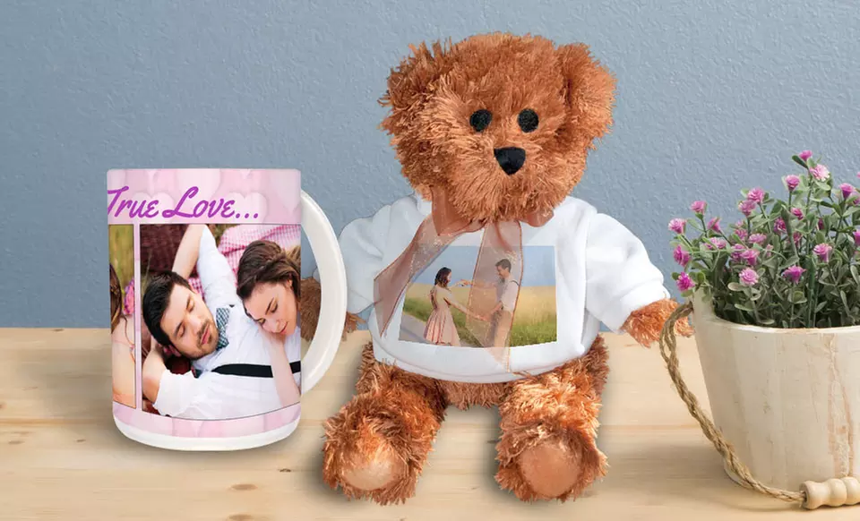 Custom Photo Mug or Teddy Bear from MailPix (Up to 72% Off) - Primary Image