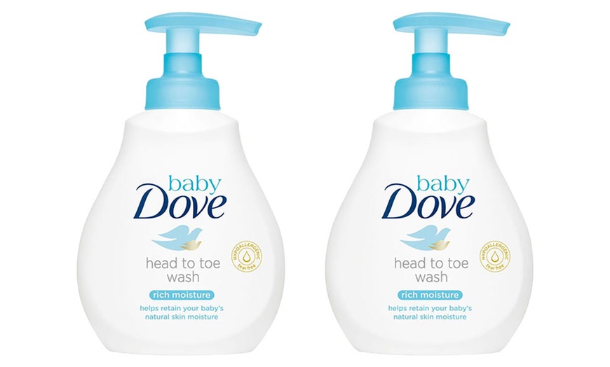 Image 4: Two Baby Dove Rich Moisture Body Washes