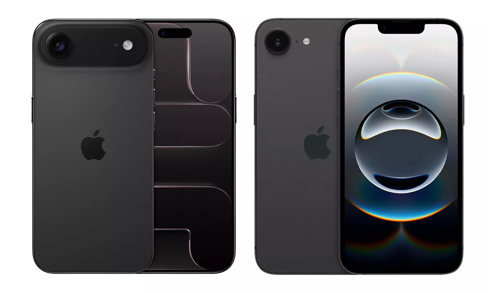 Apple iPhone 16E, 128 GB oder Apple iPhone Air, 256 GB, Neu in Schwarz - Primary Image