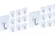 10-30PC Strong Transparent Suction Cup Sucker Wall Hooks Hanger Kitchen Bathroom - Second Medium