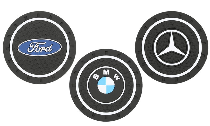 Up To 89% Off Car Logo Silicone Coaster | Groupon