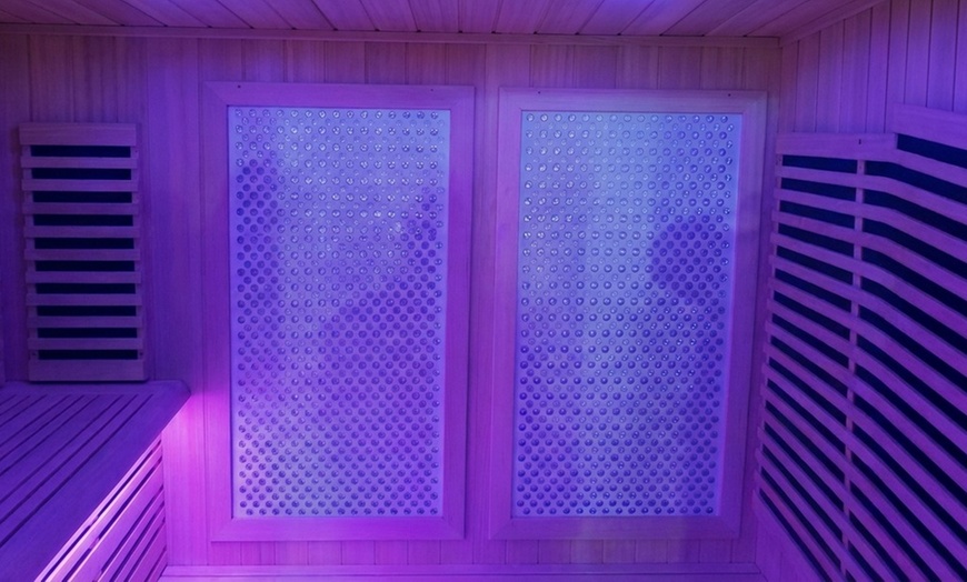 Image 4: 60-Min Phototherapy Sessions with Red Light Therapy & Infrared Sauna