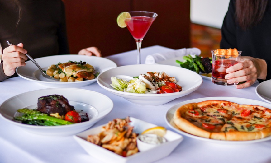 Image 1: Indulge in Three-Course Dining for Two or Four at P2B Bistro & Bar 