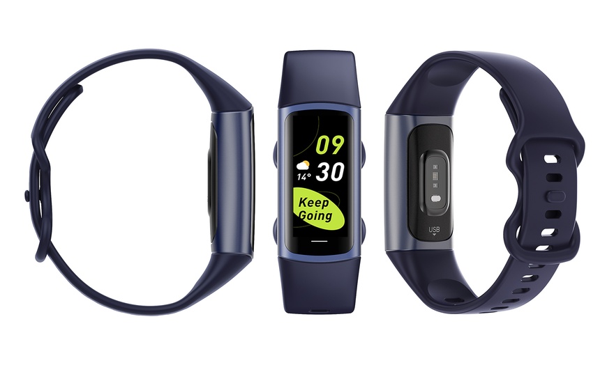 Image 8: Fitness Tracker Smart Watch BT 5.0 Body Thermometer BPM