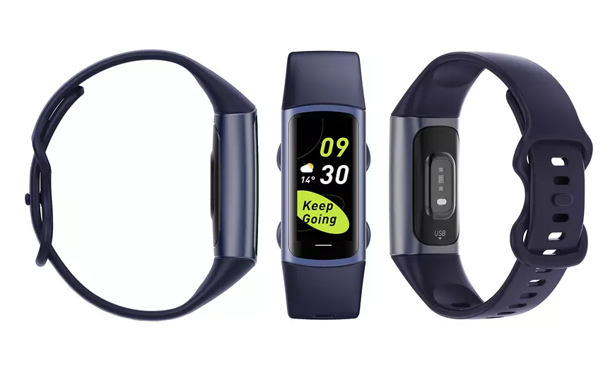 Image 8: Fitness Tracker Smart Watch BT 5.0 Body Thermometer BPM